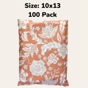 100 Pack 10x13 PolyMailers TERRACOTTA GARDEN, Shipping Supplies, Mailers